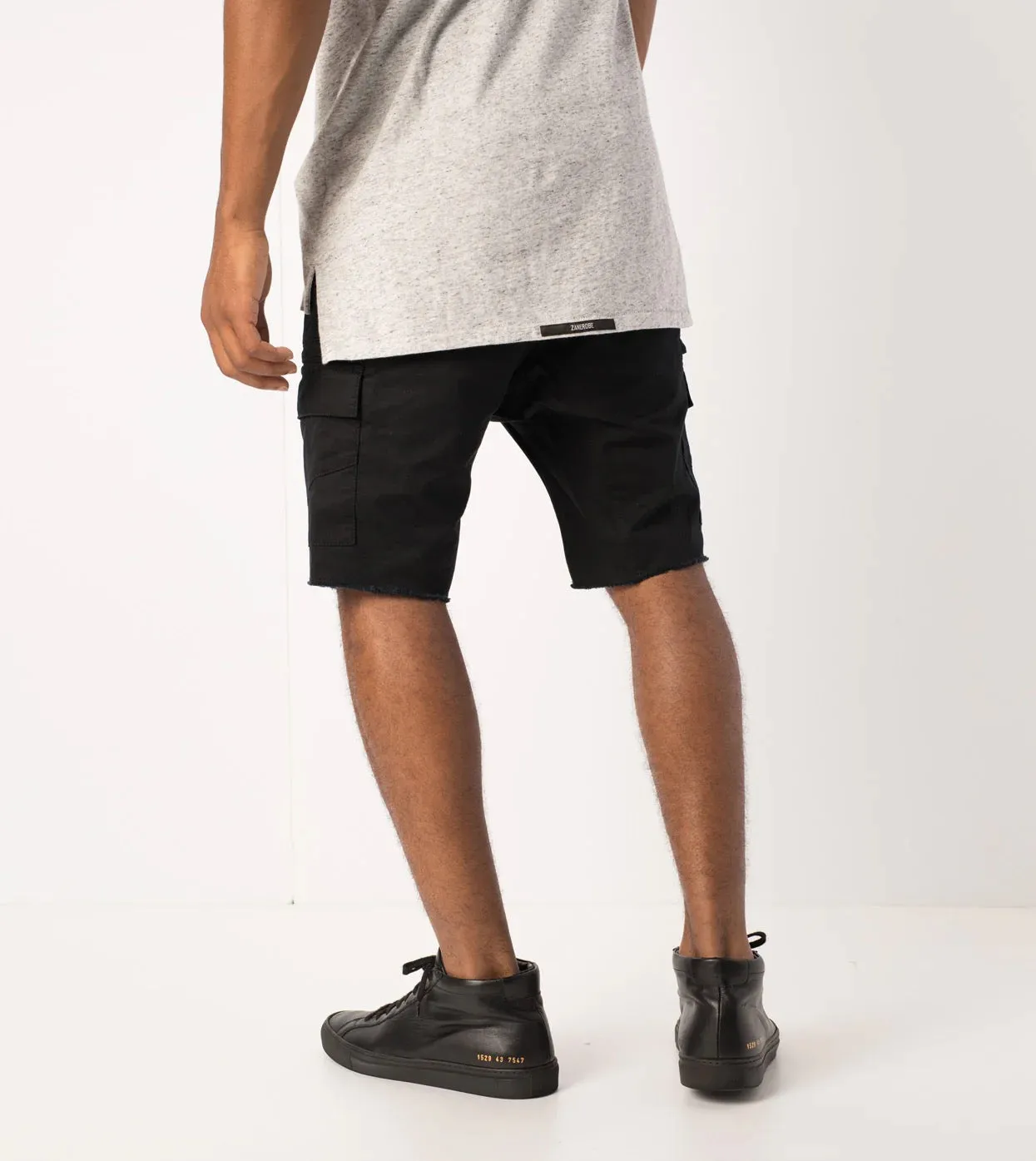 Zanerobe Sureshot Cargo Short Black 607-TDK