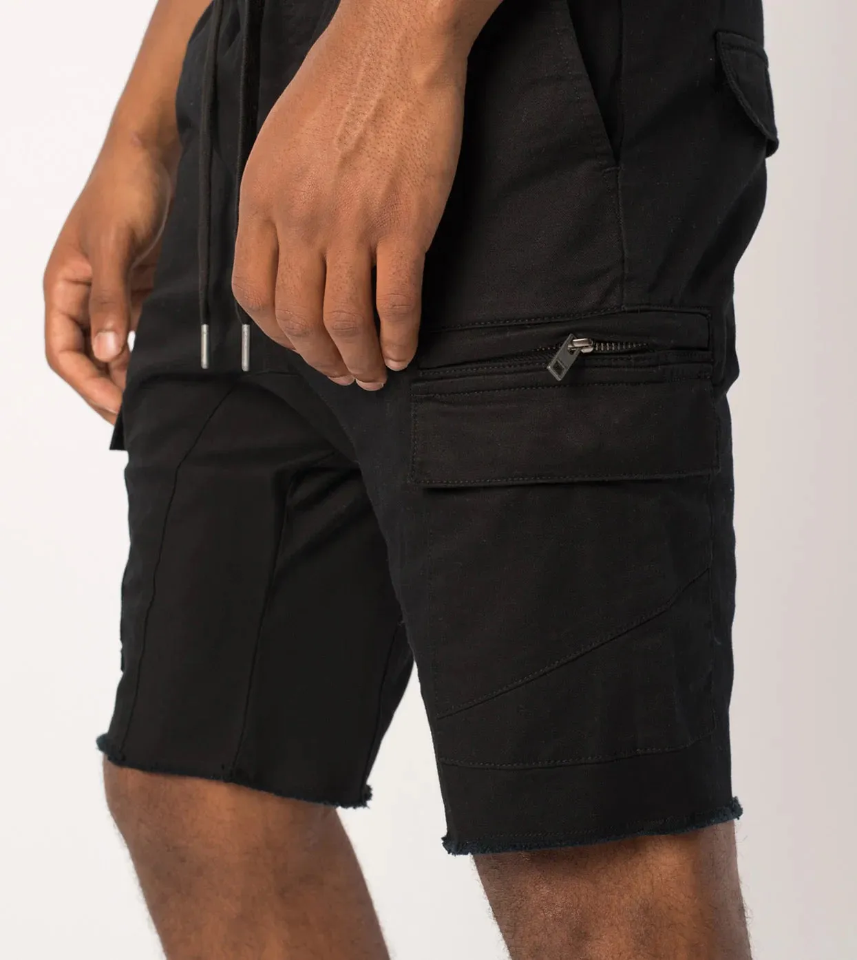 Zanerobe Sureshot Cargo Short Black 607-TDK