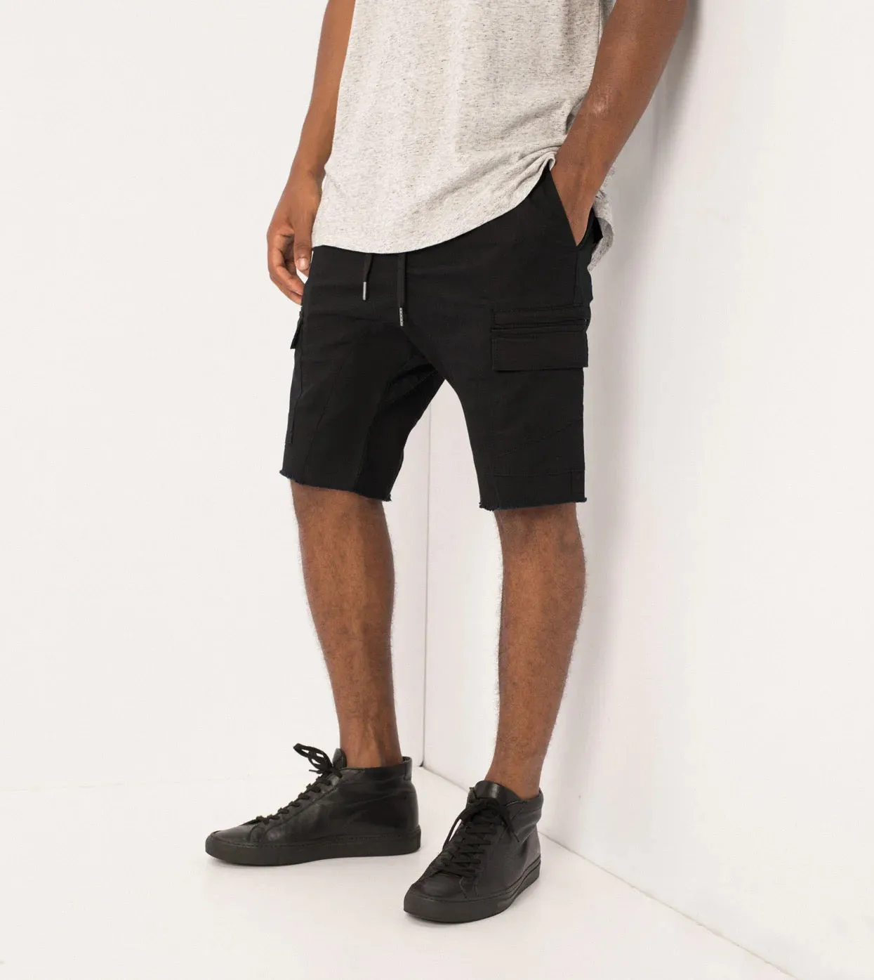 Zanerobe Sureshot Cargo Short Black 607-TDK