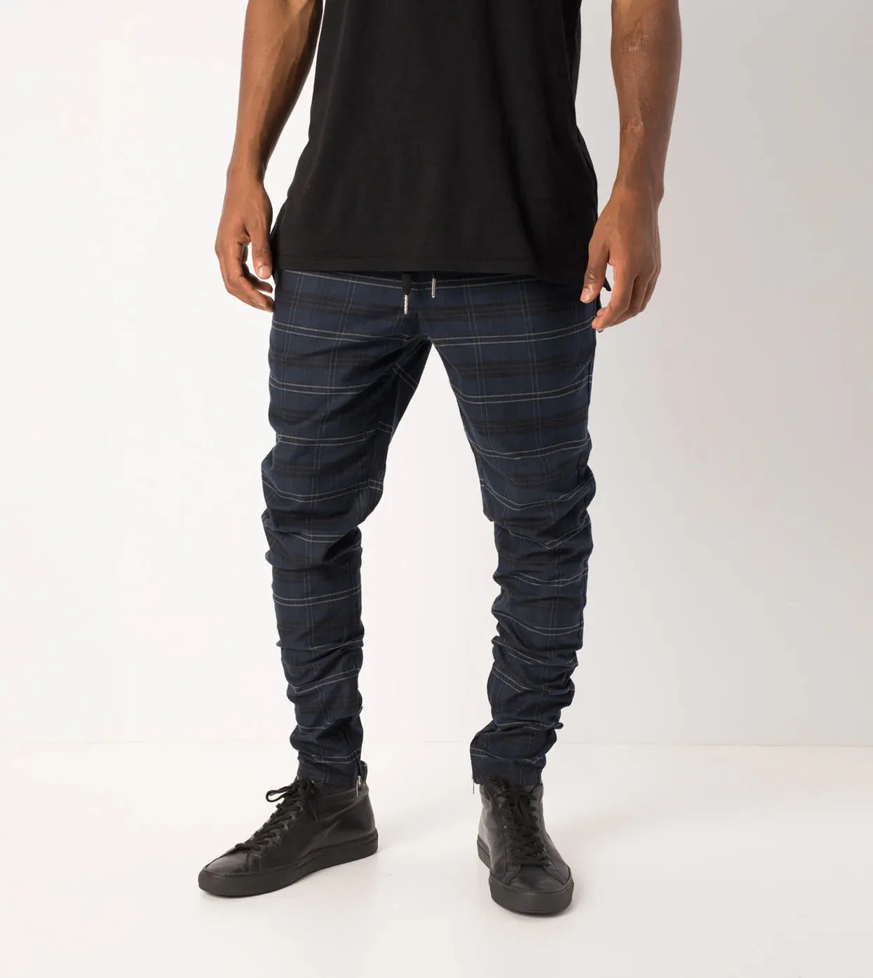 Zanerobe Unblockshot Chino Navy Check 703-MET