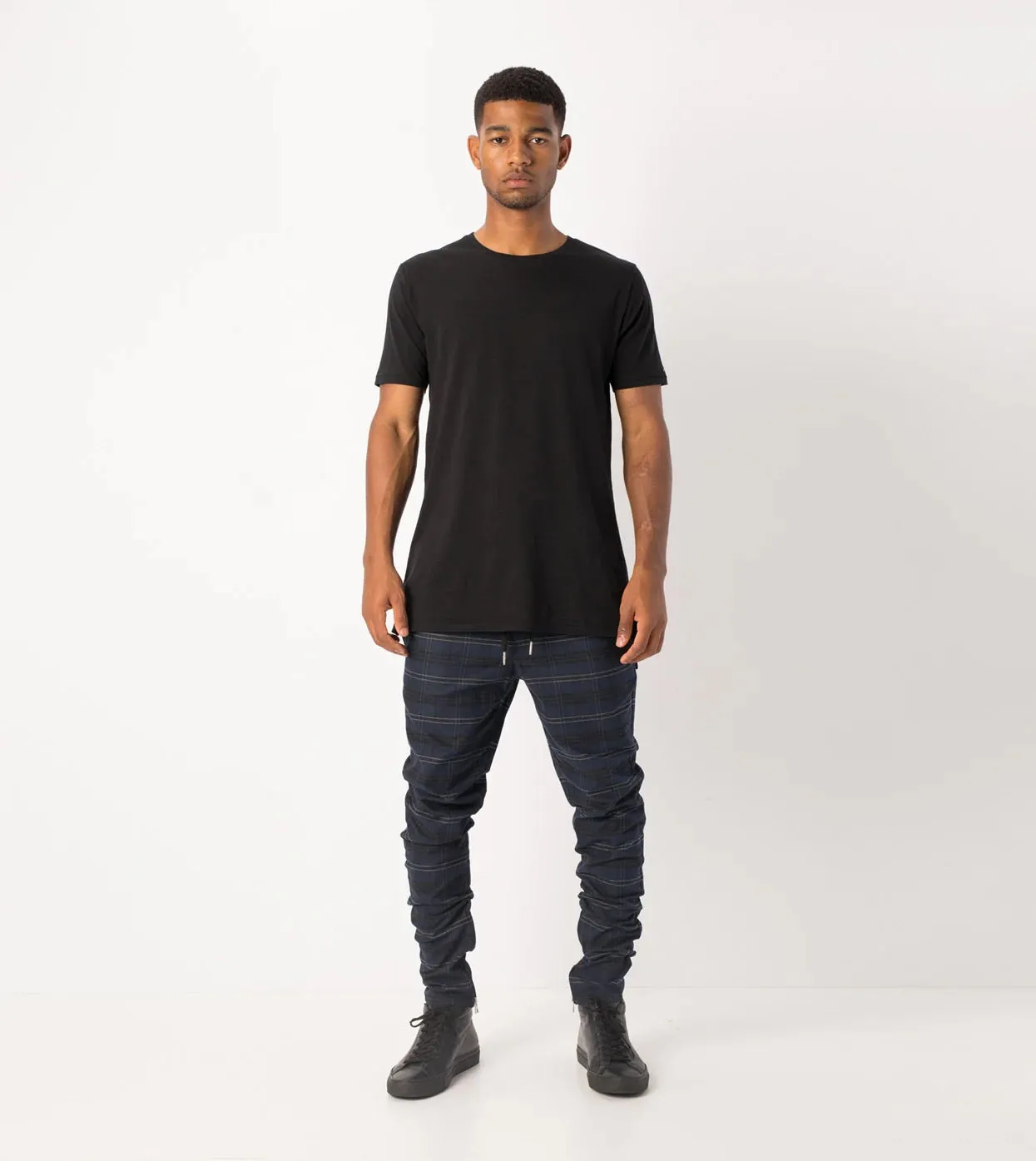 Zanerobe Unblockshot Chino Navy Check 703-MET